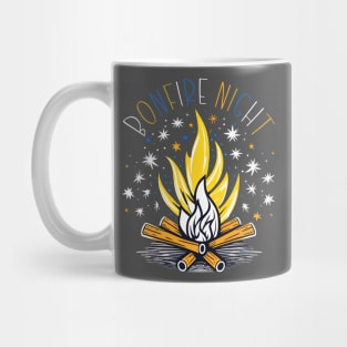 Bonfire night colourful sparkly firework fire Mug